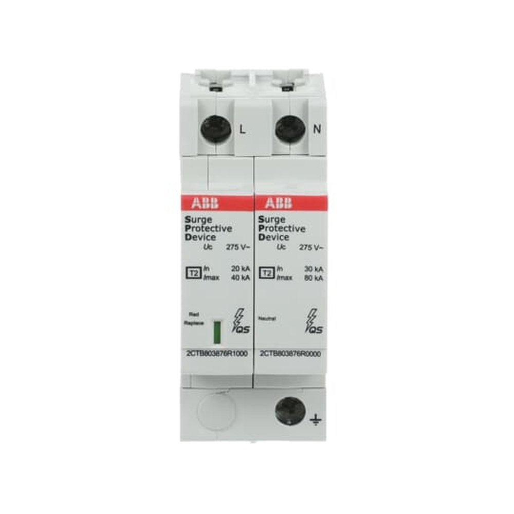 ABB Überspannungsableiter für Energietechnik Stromversorgung 2CTB803972R1100 Typ OVR T2 1N 40-275 P