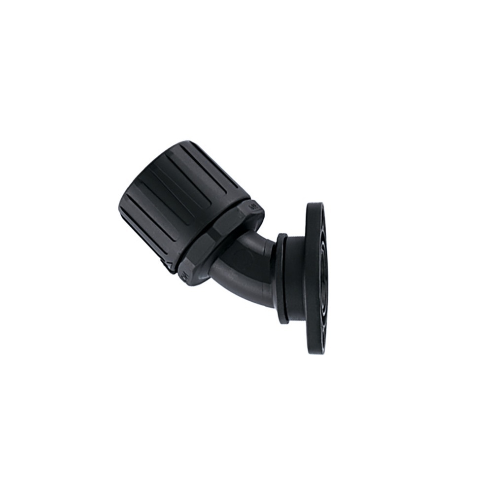 Hellermann Kunststoffverschraubung 166-23604 Typ HG42-45FL PA66 BK 2