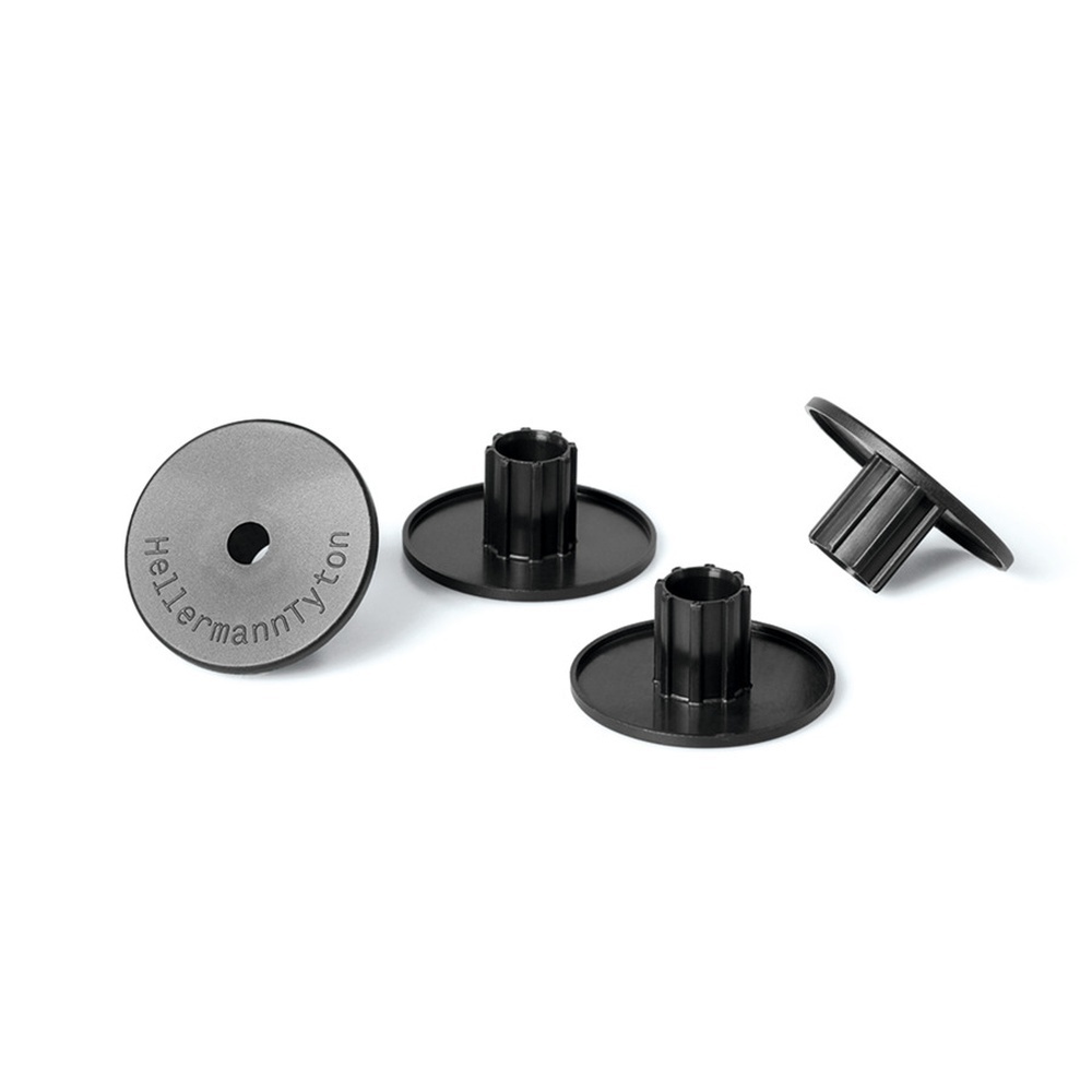 Hellermann Tyton Abstandshalter 148-00102 Typ SpotClip-Caps 16/25-PA66HS-BK (40)