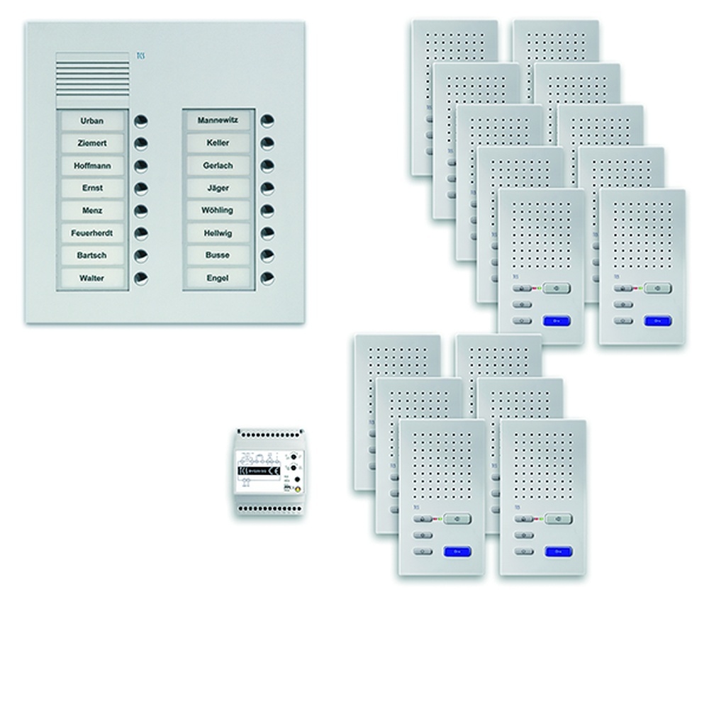 TCS Sprechanlage Vorkonfiguriertes Paket PPUF16/2-EN/02