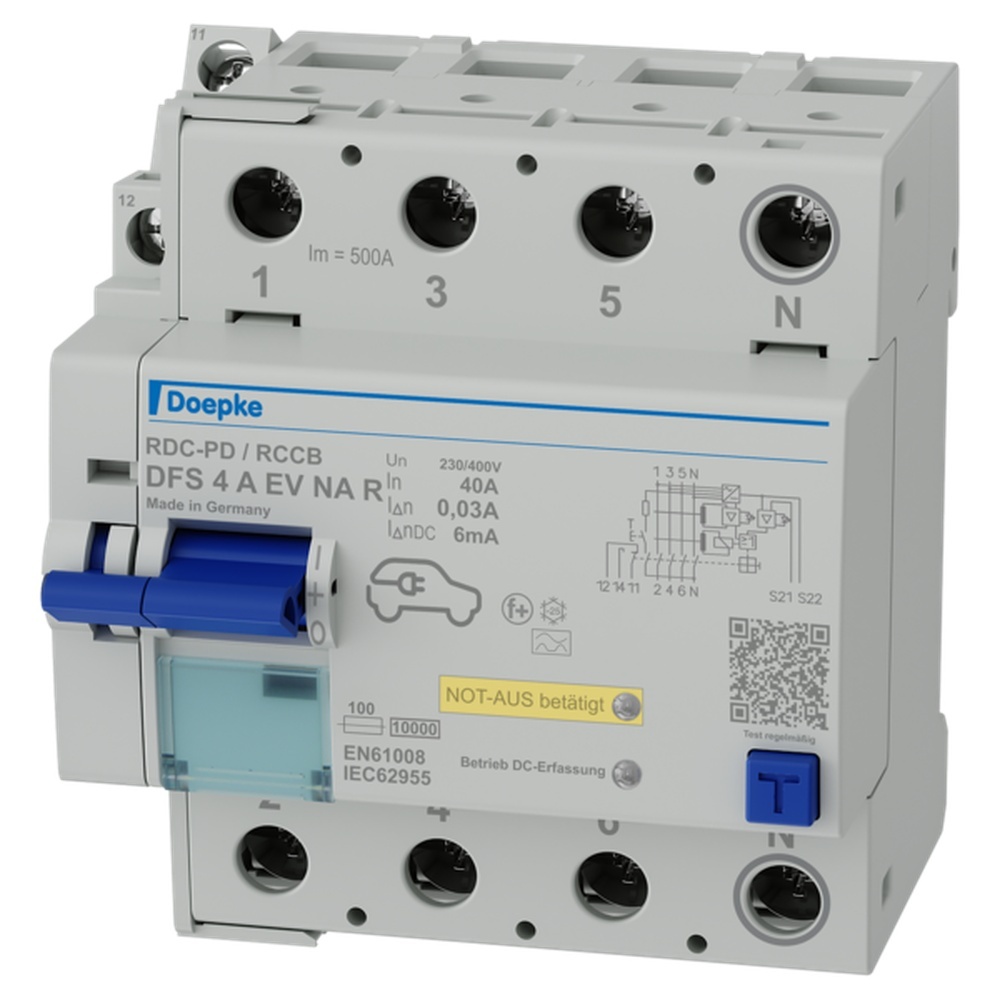 Deopke FI Schutzschalter 09134870 Typ DFS4 040-4/0,03-A EV NA R