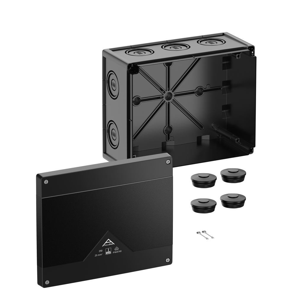 Spelsberg Abzweigkasten 42500001 Typ Abox Pro 250-L/sw Spelsberg Abzweigkasten 42500001 Typ Abox Pro 250-L/sw