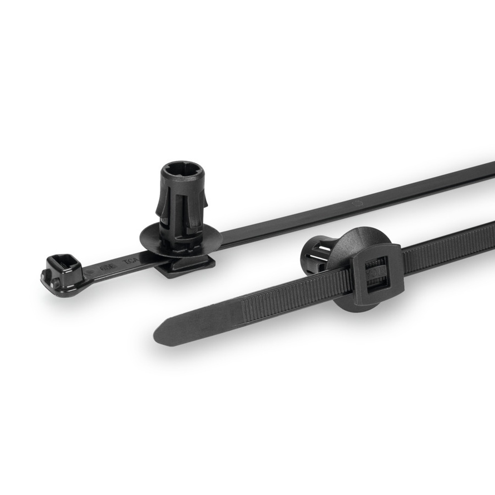 Hellermann Tyton Kabelbinder 156-02672 Typ X120RPF12T6or8-PA66HS/PA66HIRHS-BK (200)