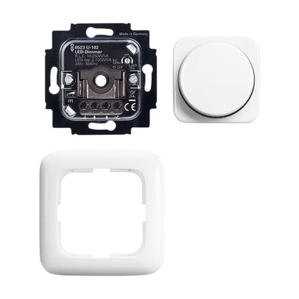 Busch-Jaeger Drehdimmer 6523 UJ-214-102 Nr. 2CKA006512A0348 Busch-Jaeger Drehdimmer 6523 UJ-214-102 Nr. 2CKA006512A0348
