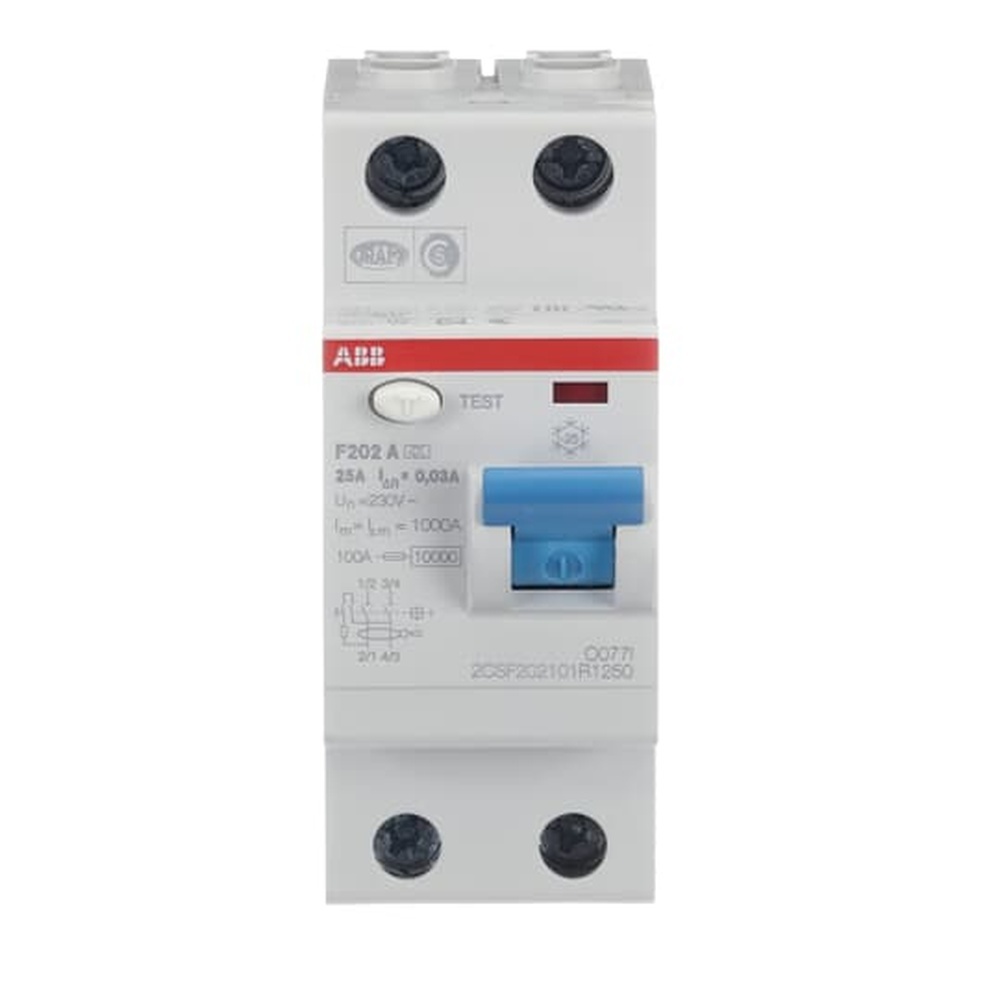 ABB FI Schutzschalter 2CSF202101R1250 Typ F202A-25/0,03