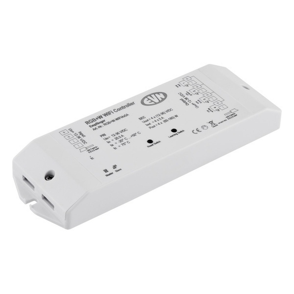 EVN RGB WiFi-Controller-Empfänger RGB+W-WIFI4x5A