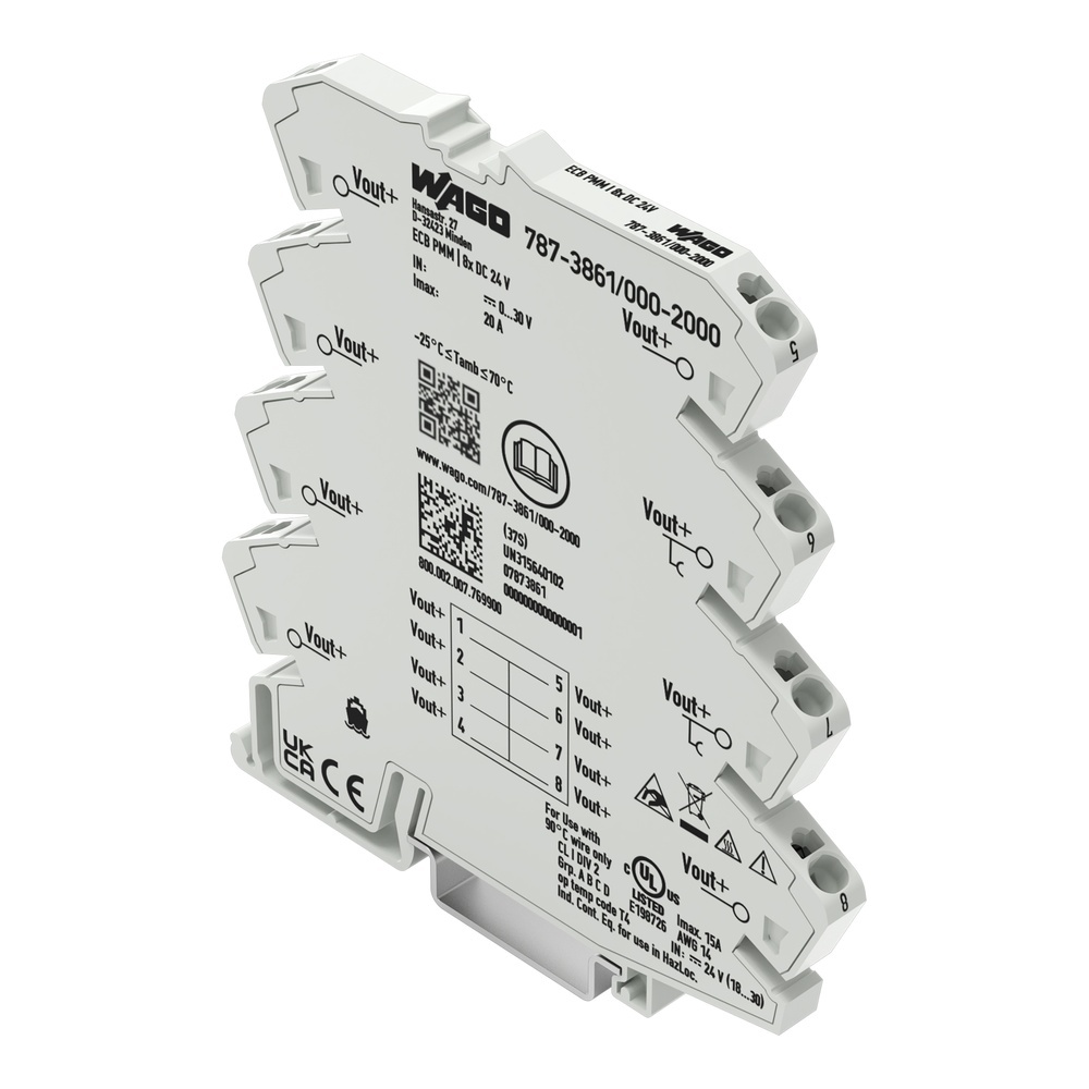 Wago Potentialverteilermodul 787-3861/000-2000 Wago Potentialverteilermodul 787-3861/000-2000