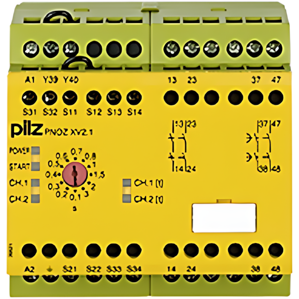 Pilz Sicherheitsschaltgerät 774552 Typ PNOZ XV2.1 3/24-240VACDC 2n/o 2n/o t