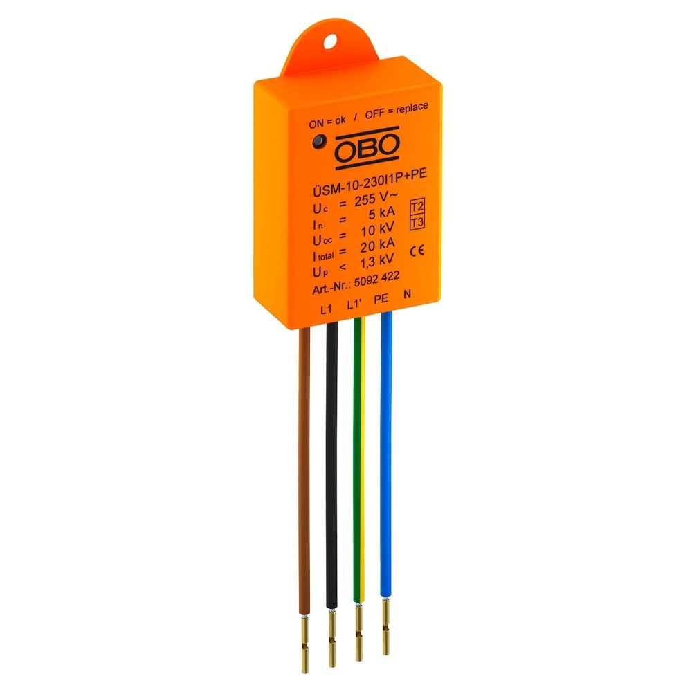 OBO Bettermann Überspannungsschutzmodul 5092422 Typ ÜSM-10-230I1P+PE