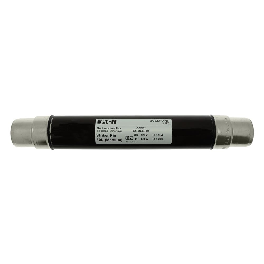 Eaton Sicherungseinsatz 12TDLEJ10 Typ 12KV 10A 2 DIN BROWN RESIN SEAL FUSE