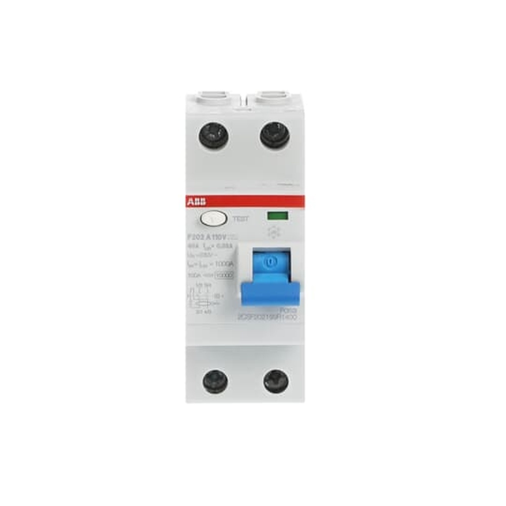 ABB Fehlerstrom Schutzschalter 2CSF202199R1400 Typ F202A-40/0,03-110V