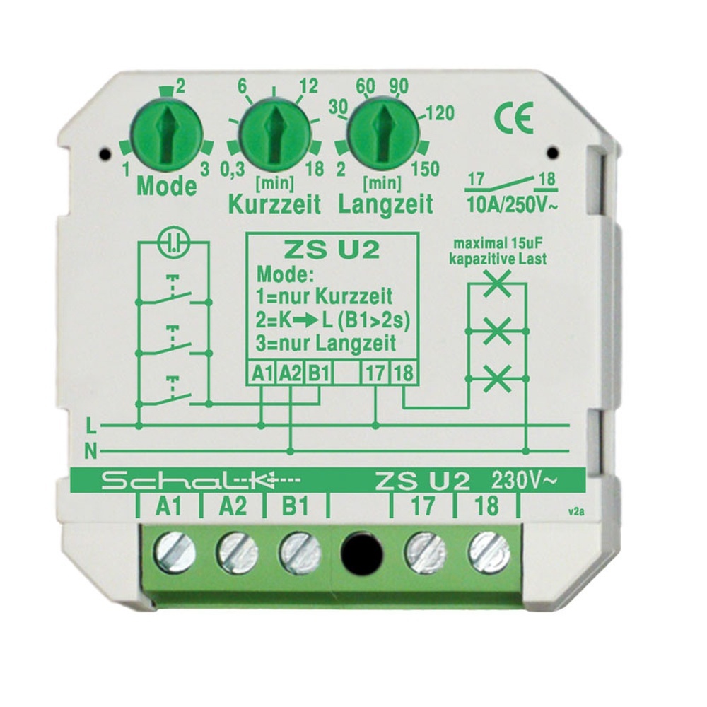 Schalk Lichtzeit Impulsschalter ZSU209 Typ ZS U2 Schalk Lichtzeit Impulsschalter ZSU209 Typ ZS U2