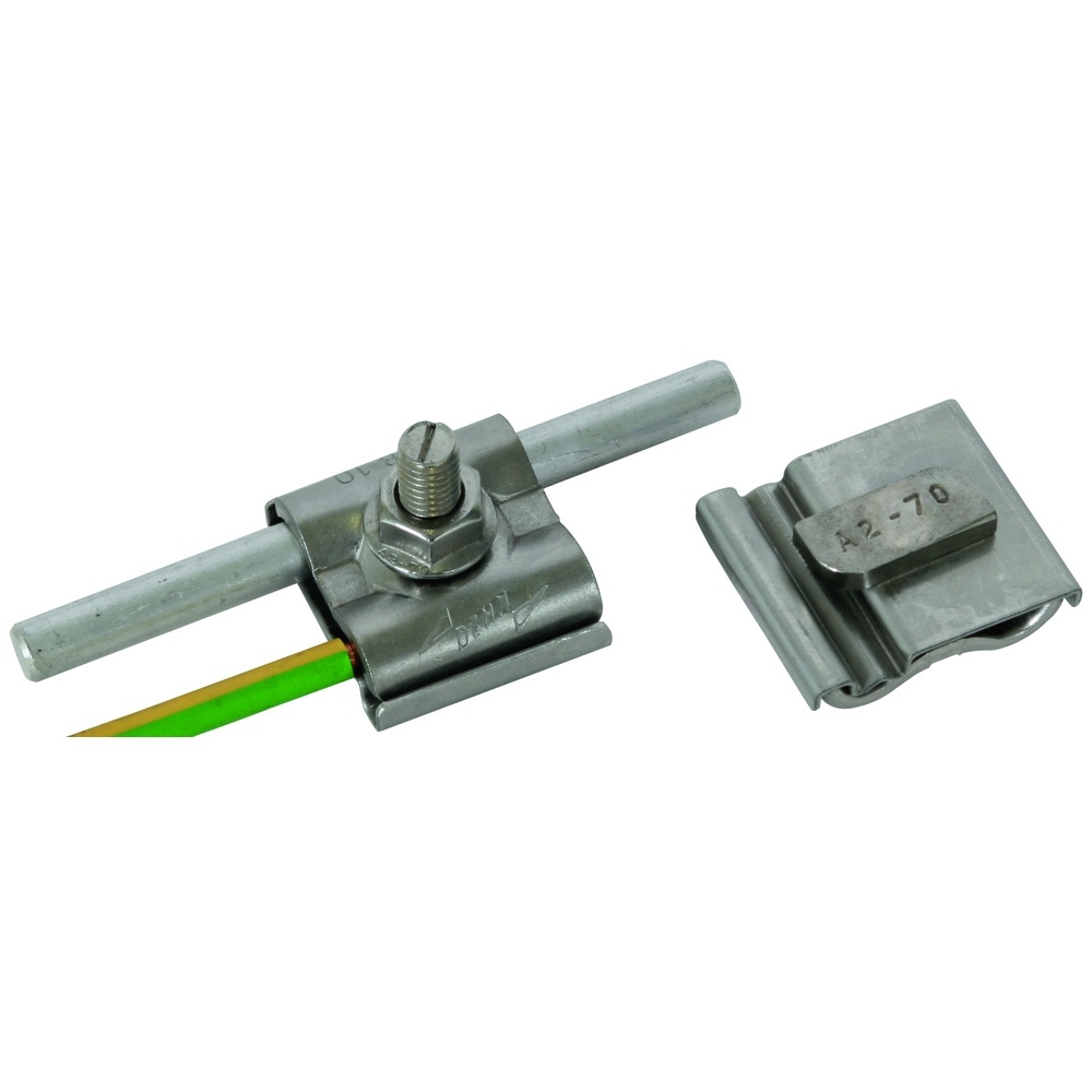 Dehn + Söhne UNI Erdungsklemme 540249 Typ UEK 8.10 AQ4 50 HKSM8X25 V2A