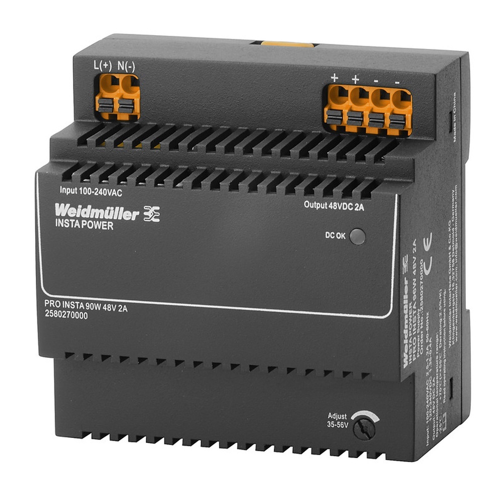 Weidmüller Gleichstromversorgung 2580270000 Typ PRO INSTA 96W 48V 2A Weidmüller Gleichstromversorgung 2580270000 Typ PRO INSTA 96W 48V 2A