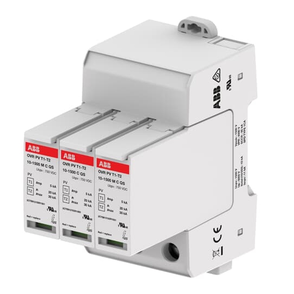 ABB Überspannungsableiter für Energietechnik Stromversorgung 2CTB812100R1500 Typ OVR PV T1-T2 10-15