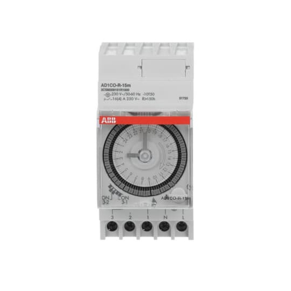 ABB Verteilerschaltuhr analog 2CSM208151R1000 Typ AD1CO-R-15M