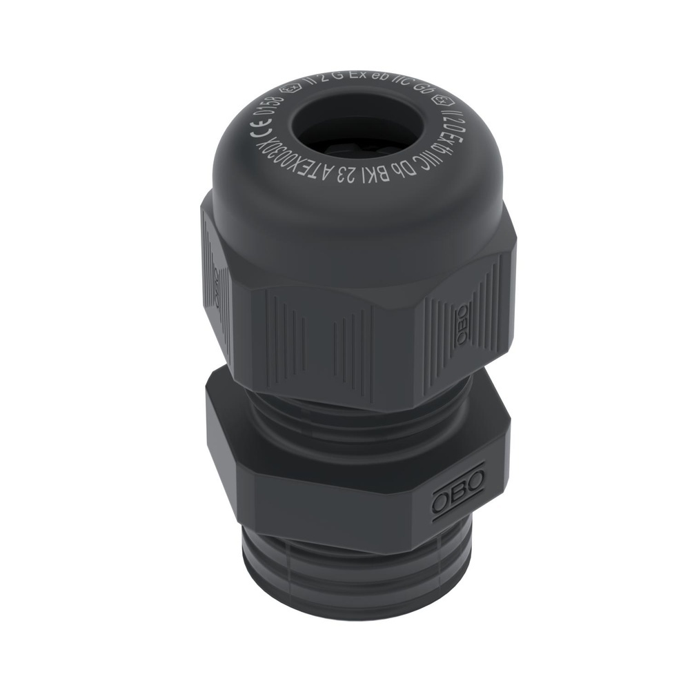 OBO Bettermann Kabelverschraubung 2050315 Typ VTEC EX M16 SW