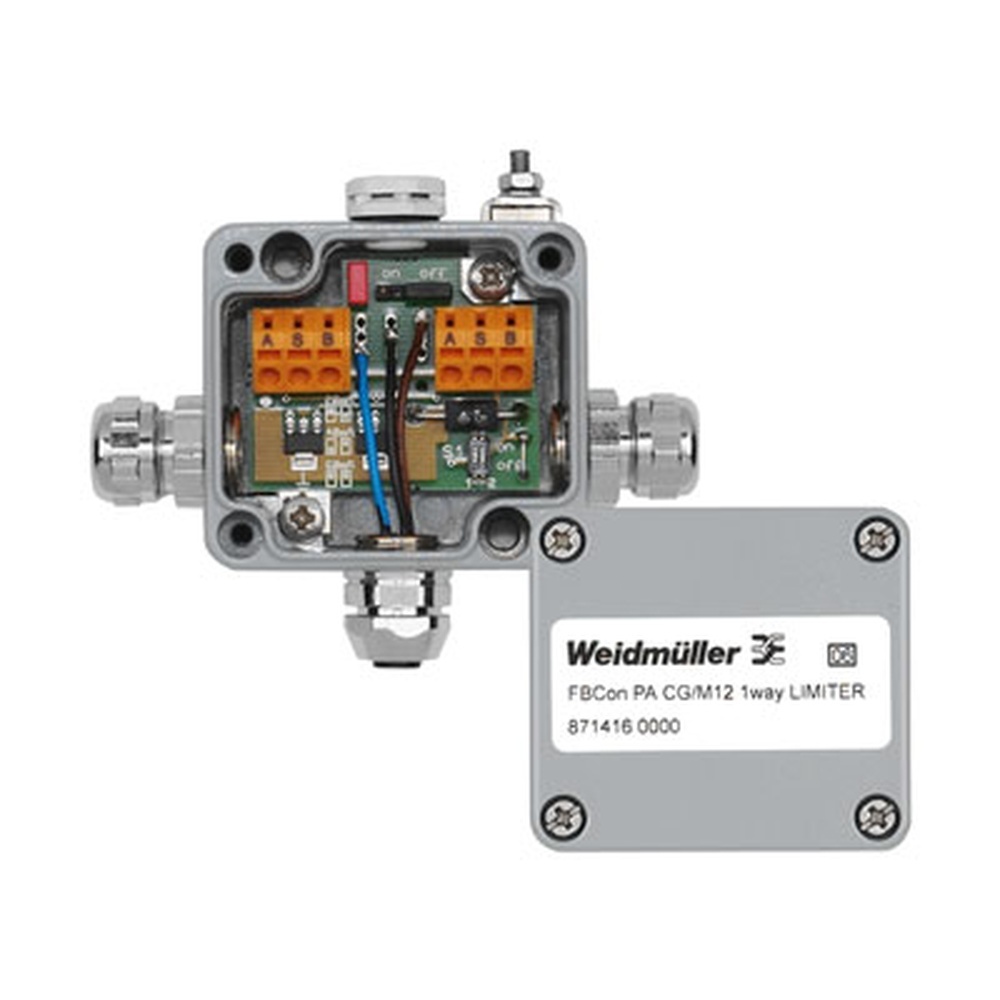 Weidmüller Feldbusverteiler 2617180000 Typ FBCON PA CG/M12 1WAY LIMITER