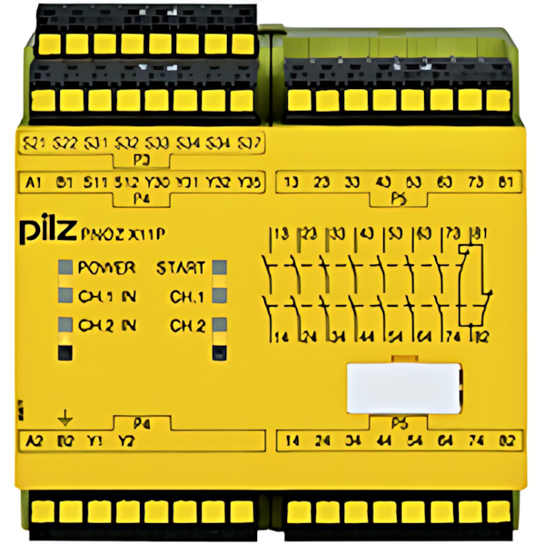 Pilz Sicherheitsschaltgerät 787086 Typ PNOZ X11P C 230-240VAC 7n/o 1n/c 2so