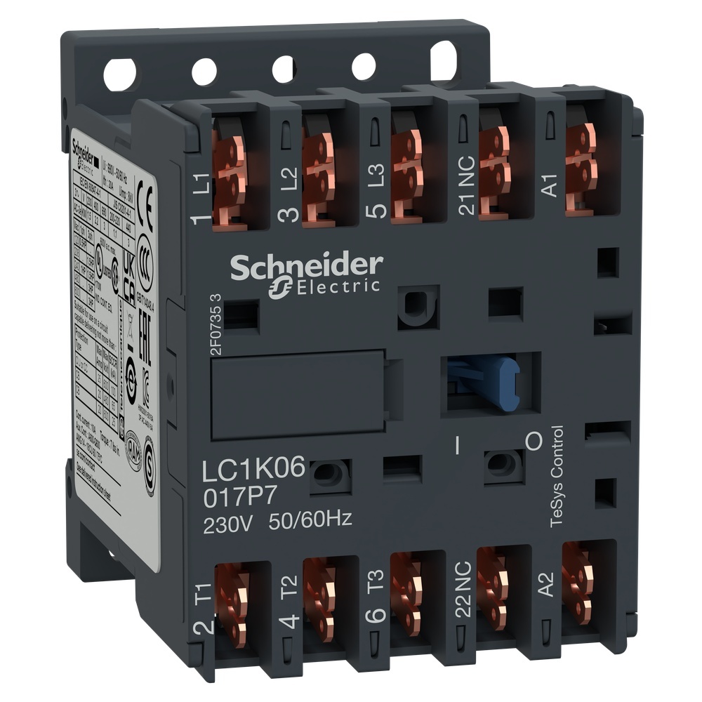 Schneider Electric Leistungsschütz LC1K06017P7 Schneider Electric Leistungsschütz LC1K06017P7