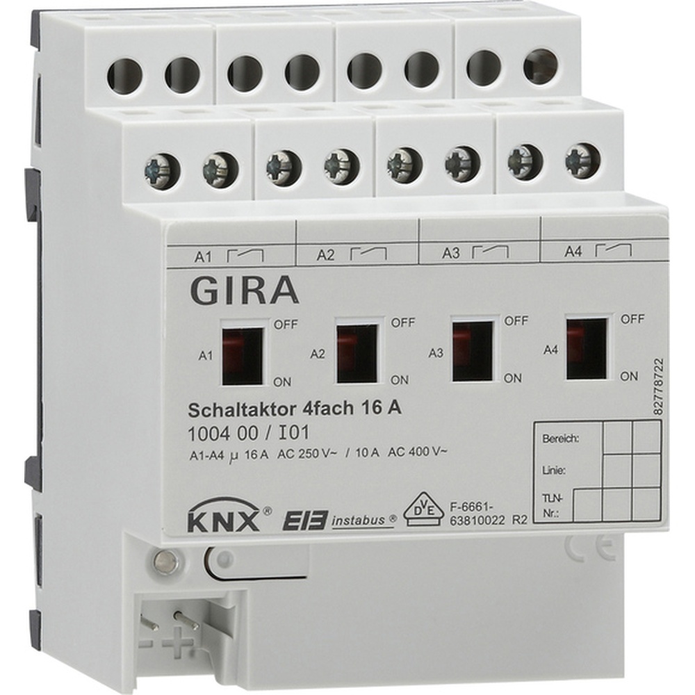 Gira Schaltaktor 4fach 100400