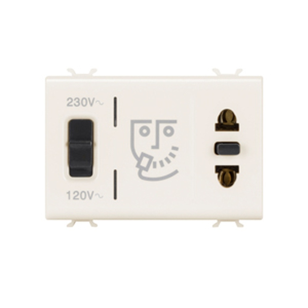 Gewiss Rasiersteckdose GW11331 Gewiss Rasiersteckdose GW11331