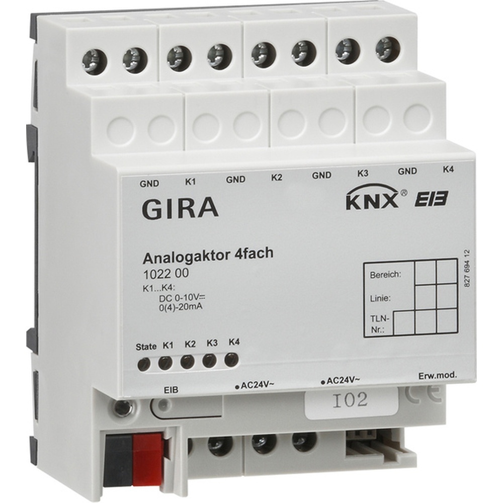 Gira Analogaktor 4fach 102200