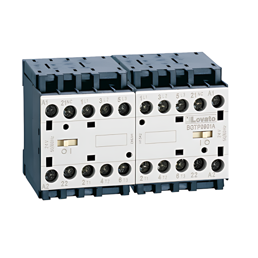 Lovato Electric Phasenumkehr Schützkombination 11BGTP0901A048