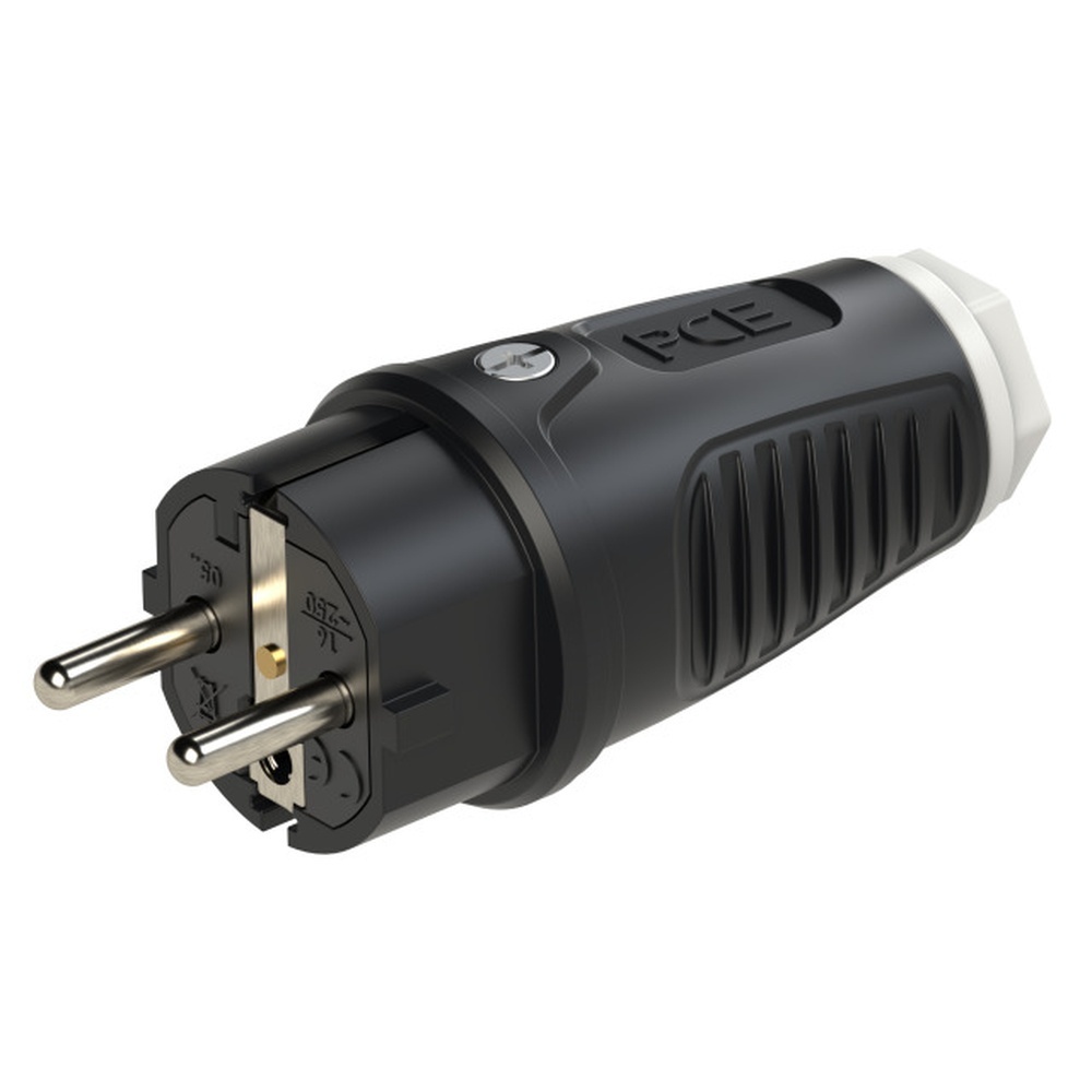 PC Electric Schutzkontaktstecker 0522-sw