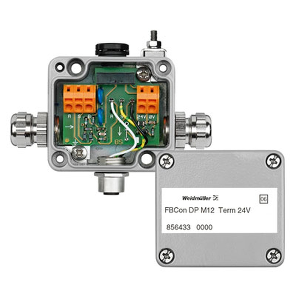 Weidmüller Standardverteiler 8564330000 Typ FBCon DP M12 Term 24V Weidmüller Standardverteiler 8564330000 Typ FBCon DP M12 Term 24V