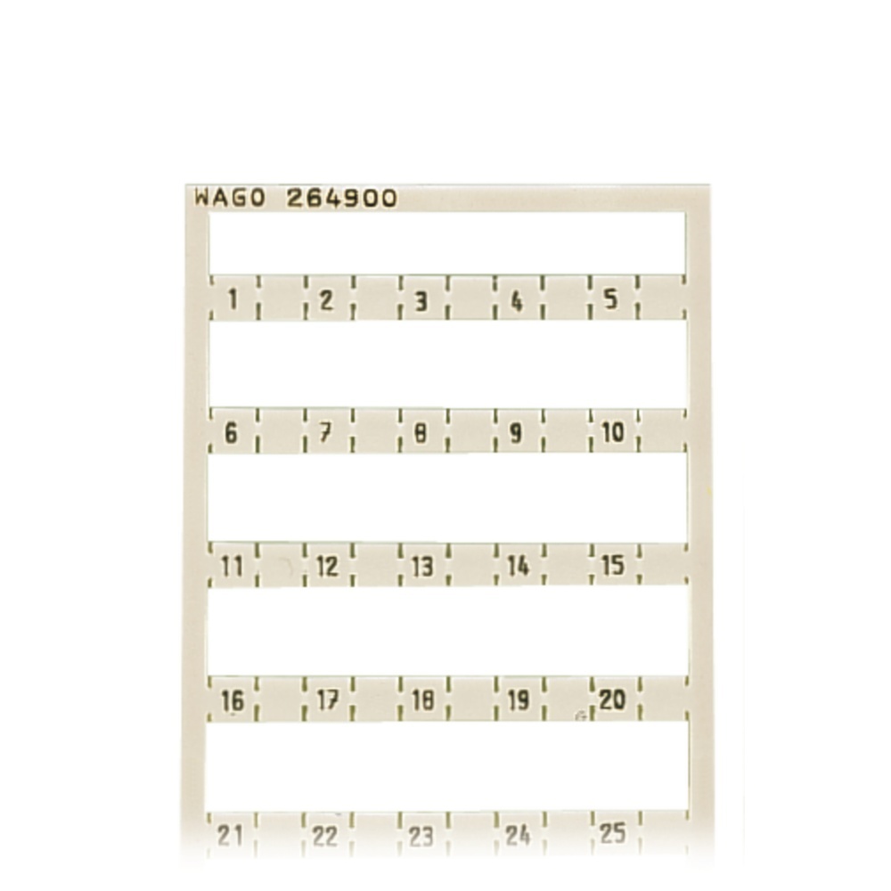 Wago Beschriftungsschild 264-900