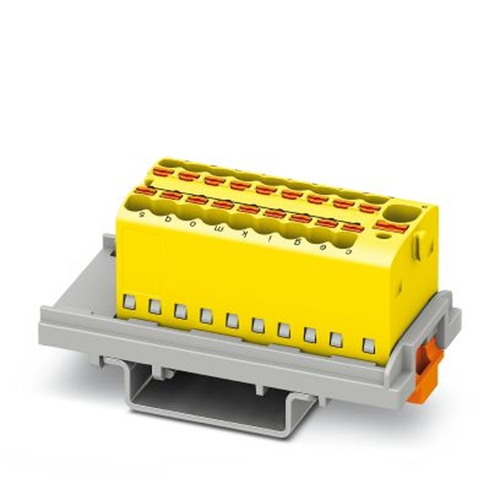 Phoenix Contact Verteilerblock 1047459 Typ PTFIX 4/18X1,5-NS35 YE