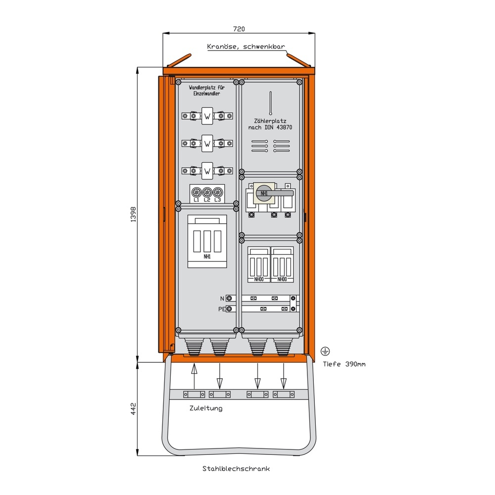 Walther-Werke Anschlussschrank WA0032