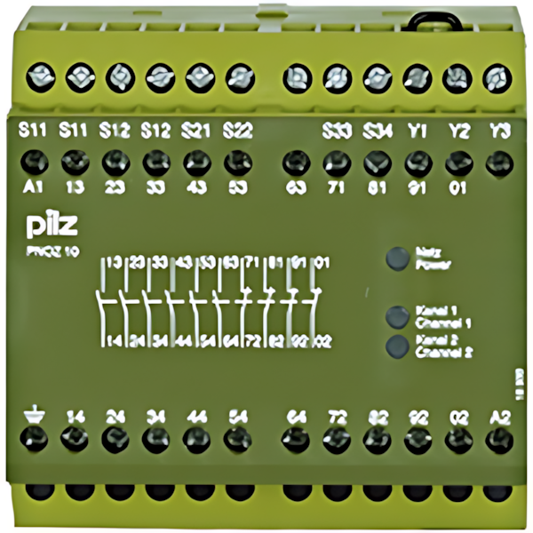 Pilz Sicherheitsschaltgerät 774002 Typ PNOZ 10 48VAC 6n/o 4n/c