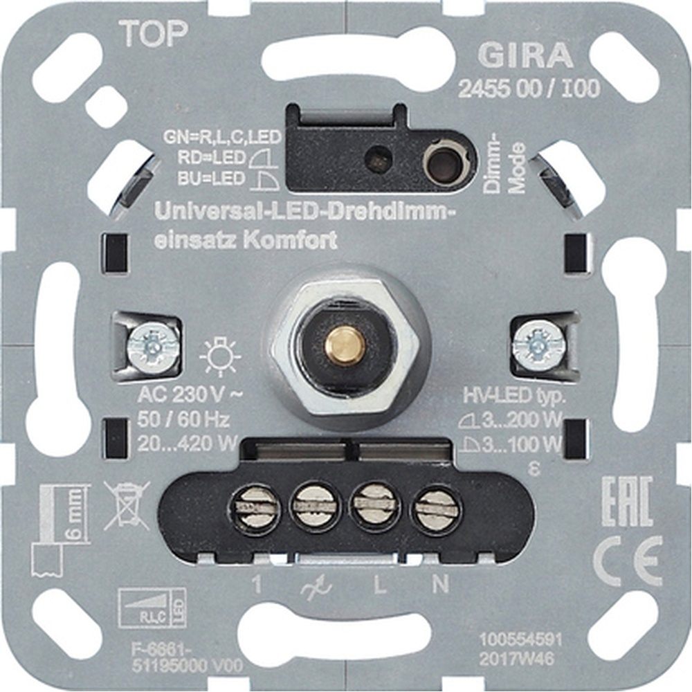 Gira LED Drehdimmeinsatz 245500