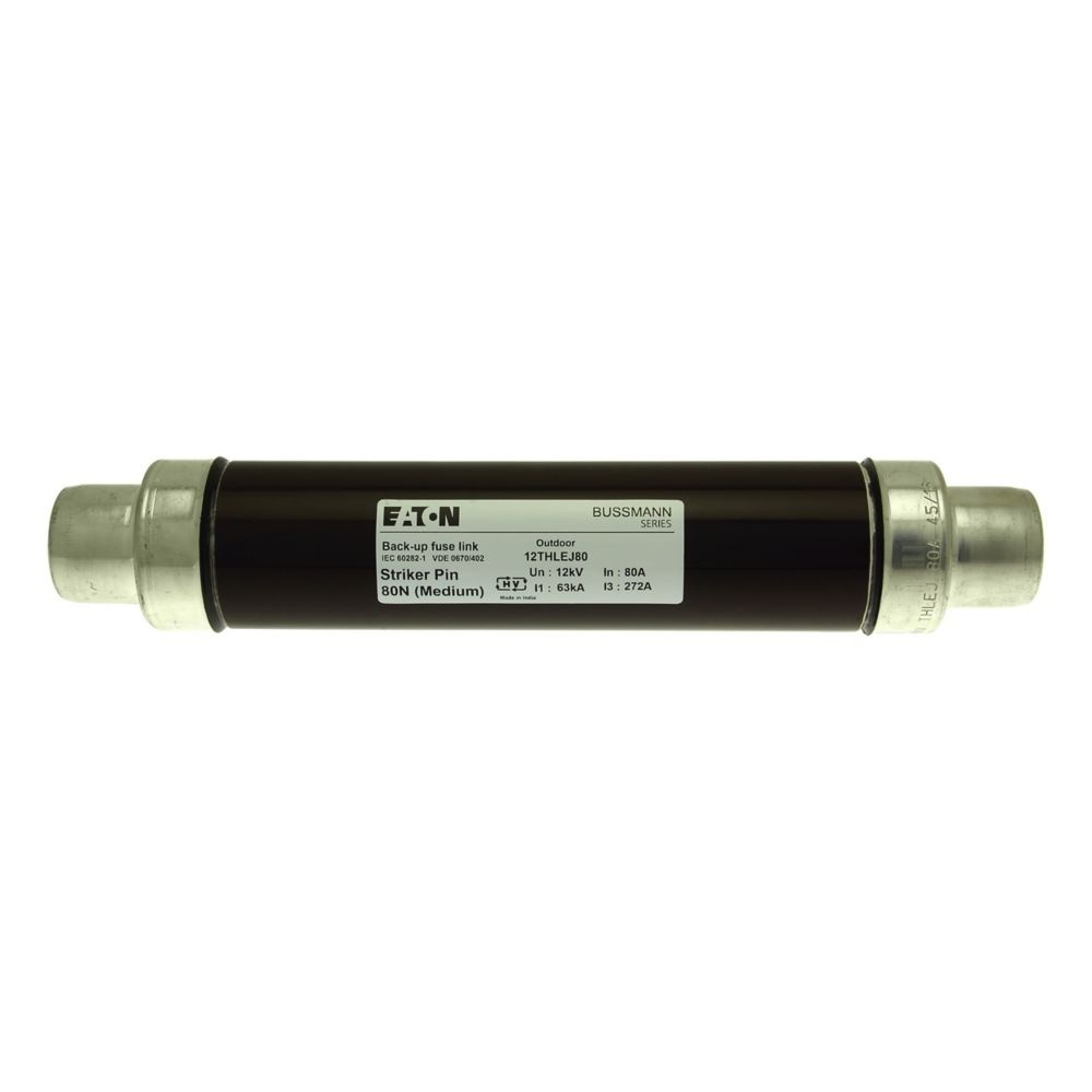 Eaton Sicherungseinsatz 12THLEJ80 Typ 12KV 80A 2.5 DIN BROWN RESIN SEAL FUSE