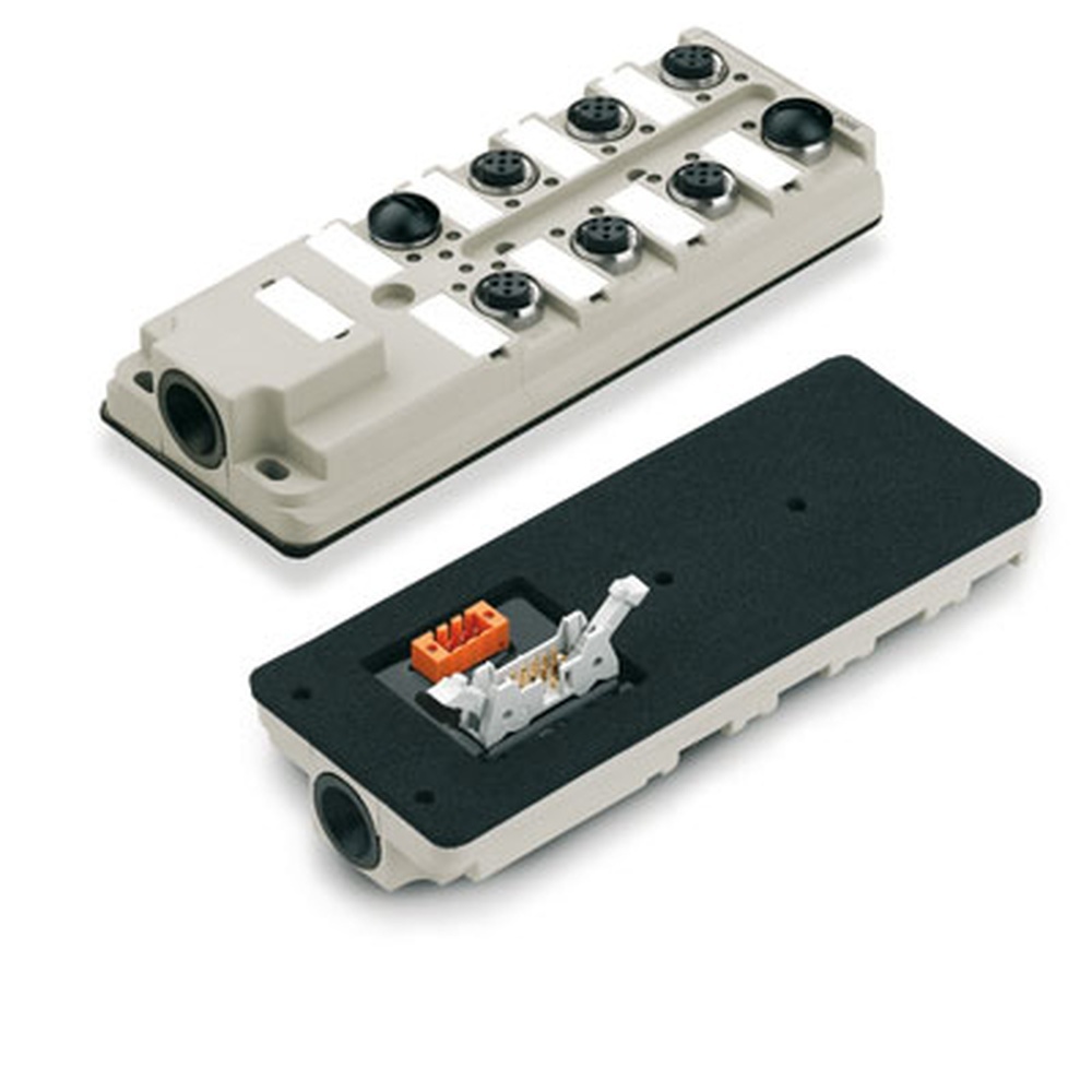 Weidmüller Passiver Sensor Aktor Verteiler 1812170000 Typ SAI-8-B 4P M12 F10
