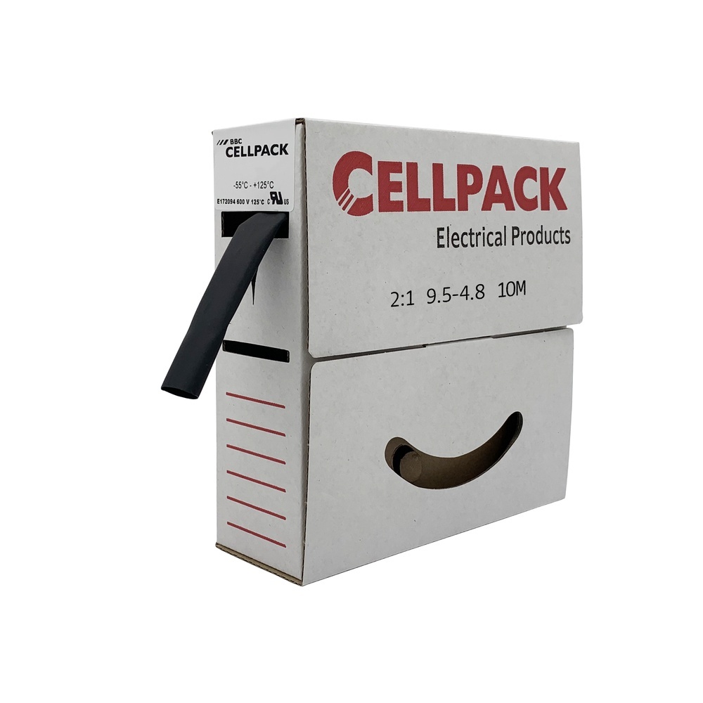 Cellpack Warmschrumpfschlauch 127065 Typ SB/9.5-4.8/BK/10m Cellpack Warmschrumpfschlauch 127065 Typ SB/9.5-4.8/BK/10m