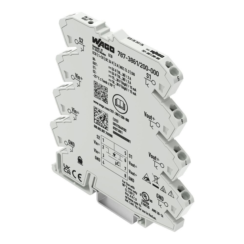 Wago Elektronischer Schutzschalter 787-3861/200-000 Wago Elektronischer Schutzschalter 787-3861/200-000