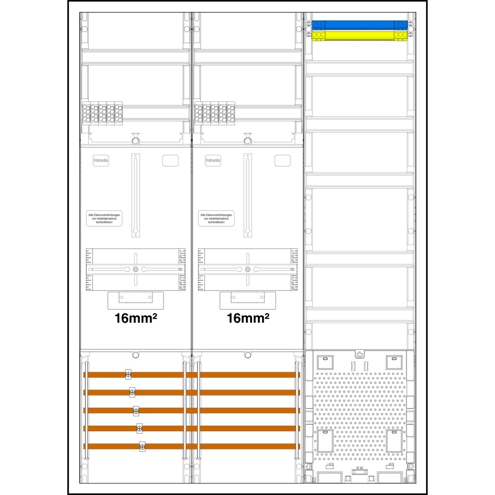 f-tronic Komplettschrank 7190600 Typ 3HZ732APZL-16