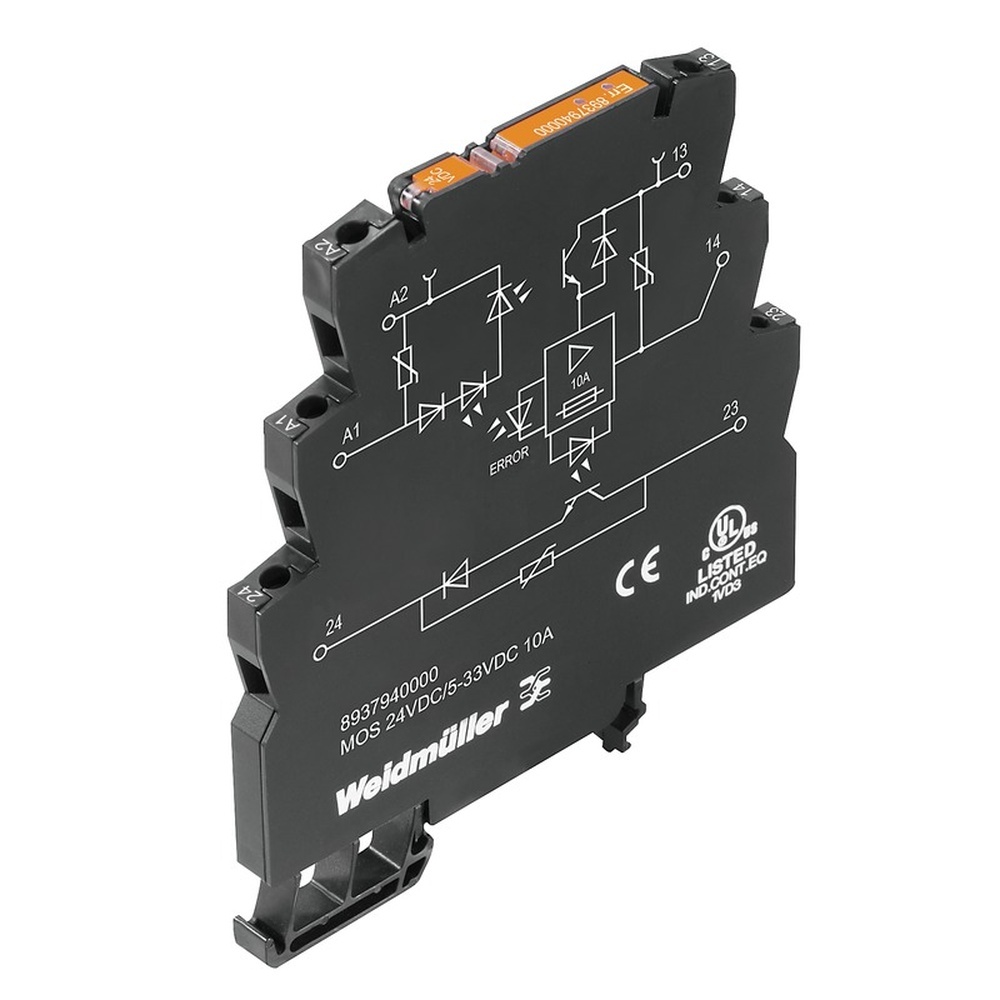 Weidmüller Solid State Relais 8937940000 Typ MOS 24VDC/5-33VDC 10A