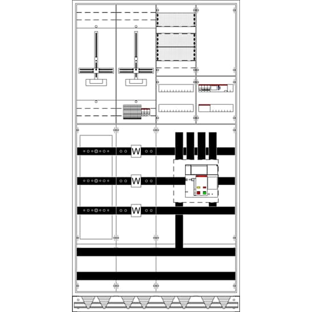 Striebel & John Mess Wandlerschrank 2CPX056092R9999 Typ WX42E1S