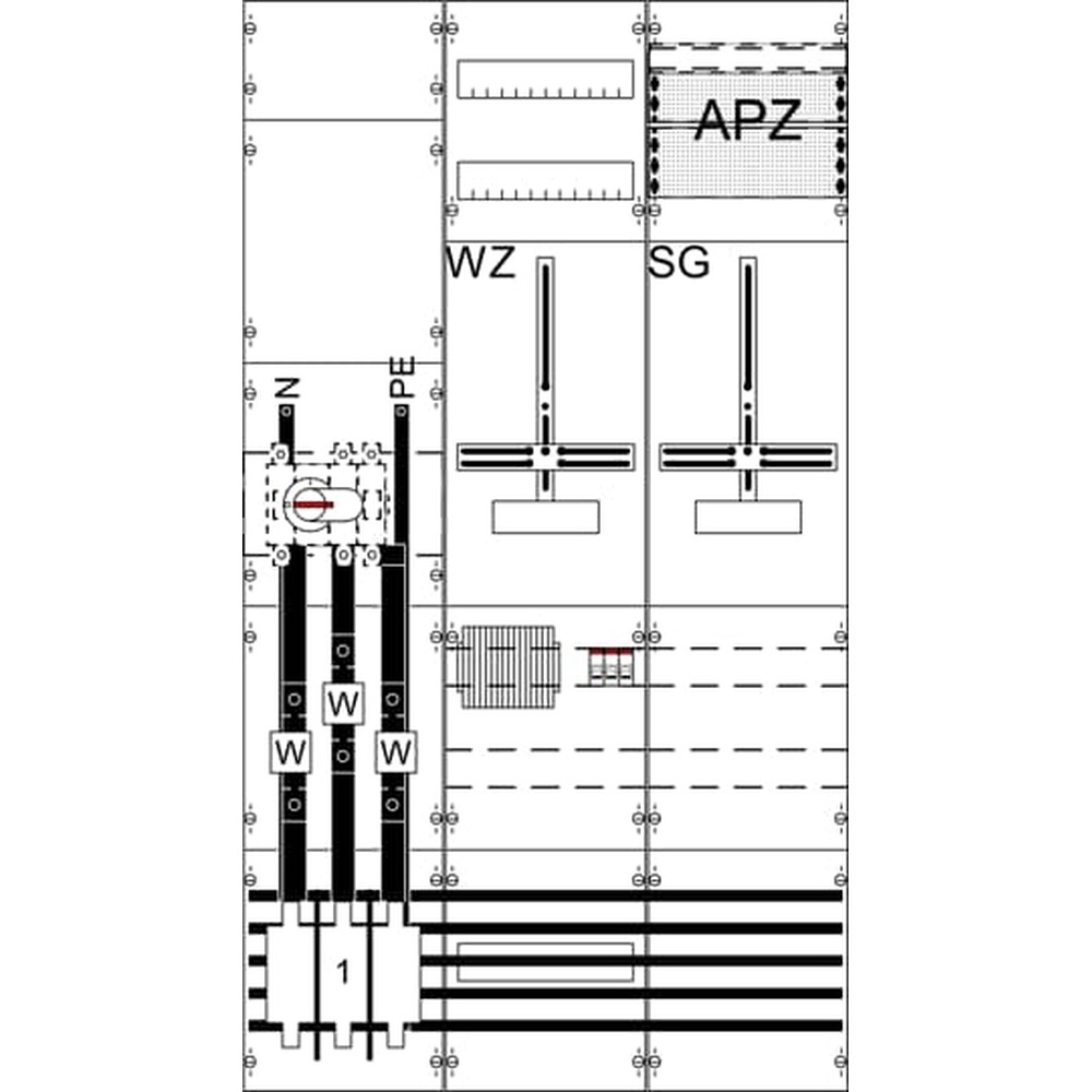 Striebel & John Komplettfeld 2CPX056129R9999 Typ WF39KK41