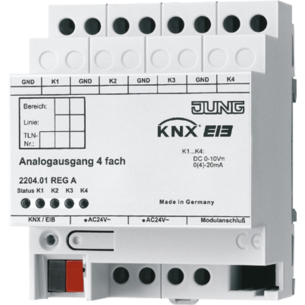 Jung Analogausgang 4fach 2204.01 REG A