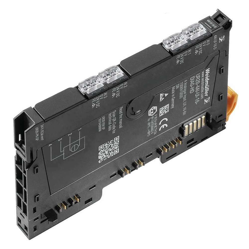 Weidmüller Remote IO Modul 1506910000 Typ UR20-4AI-UI-16-DIAG-HD