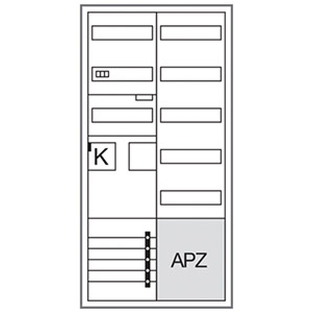 Hager Komplettschrank ZB32SEQ15