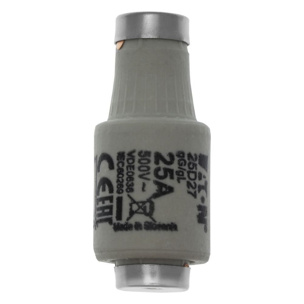 Eaton Sicherungseinsatz 25D27 Typ FUSE-D2 25A T GL/GG 500VAC E27
