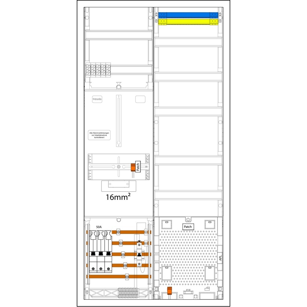 f-tronic Komplettschrank 7190213 Typ 3HZ721APZ50B6-16