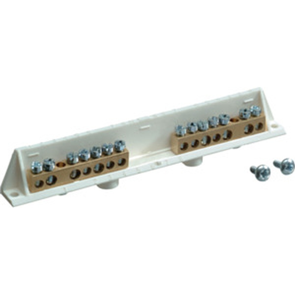 Hager Träger mit PE/N-Klemmen VZ723 Hager Träger mit PE/N-Klemmen VZ723