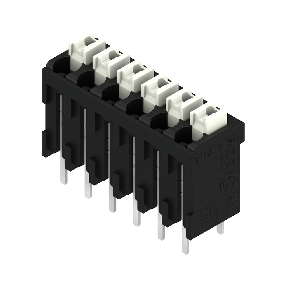 Weidmüller Leiterplattenklemme 1825830000 Typ LSF-SMT 3.81/06/180 3.5SN BK TU Weidmüller Leiterplattenklemme 1825830000 Typ LSF-SMT 3.81/06/180 3.5SN BK TU